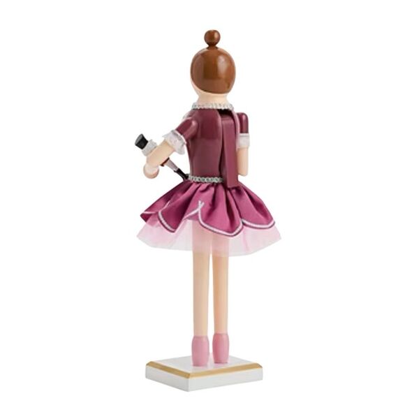 Ballerina Girl Wood Nutcracker 14” Women Kids Christmas Home Decor New - Picture 2 of 3